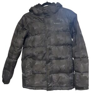 Mountain Warehouse Kids Puffer Jacket Hooded Camo‎ Winter Coat Youth 13 Years